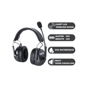 CAME-TV KUMINIK8 Duplex Digital Wireless Headset Distance up to 1500ft (450 Meters) with Hardcase - Dual Ear