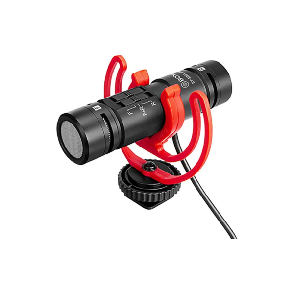 BOYA BY-MM1 PRO Ultracompact Camera Mount Dual Capsule Shotgun Microphone